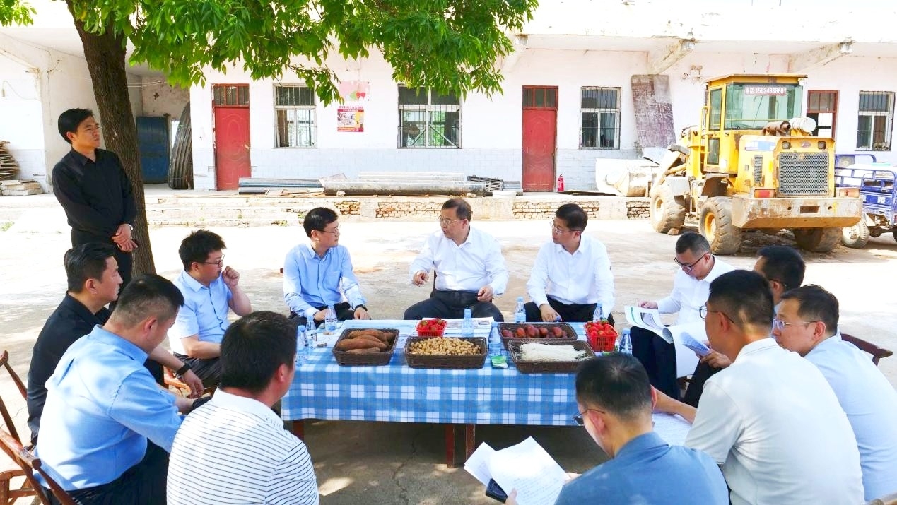 奚正平书记赴宜阳县调研定点帮扶工作
